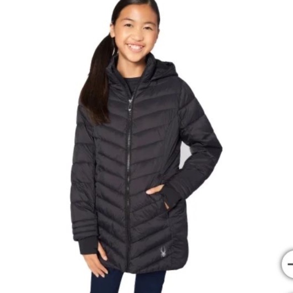 Spyder Boundless Hooded Puffer Jacket Coat - Picture 1 of 13